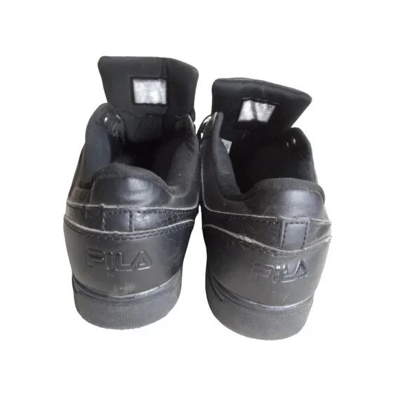Fila Black Men's Athletic Shoes Sneakers Sz 9.5 Eu 42.5 little to no wear - Picture 3 of 9